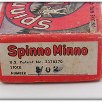 Uniline Mfg Corp White Red Head Spinno Minno In Box 502