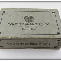 Vintage Wright & McGill Flapper Crab Lure No. 6 Empty Box
