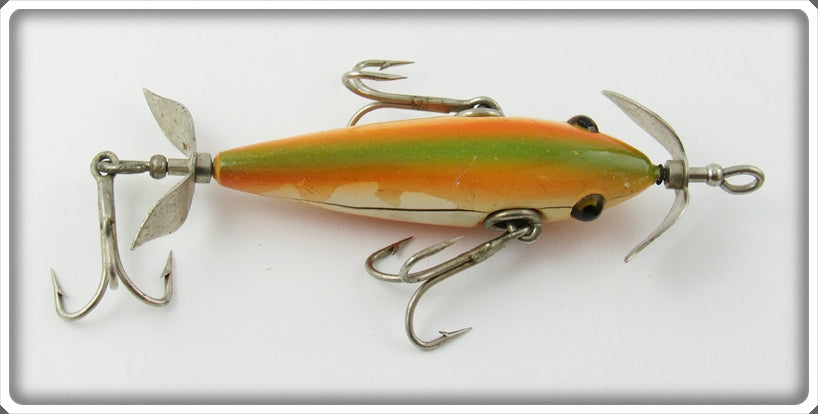 Pflueger, Four Brothers, 5-Hook Neverfail Underwater Minnow, Green