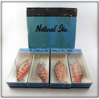 Vintage Lazy Ike Natural Ike Dealer Display Box With Lures NID-25 CW