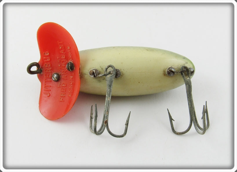 Arbogast Green Scale Plastic Lip Jitterbug Lure In Box For Sale