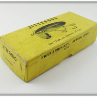 Arbogast Green Scale Plastic Lip Jitterbug In Box
