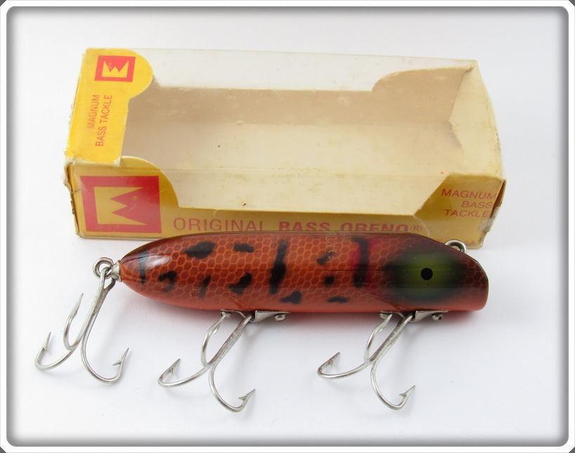 Glen Evans Brown Coachdog Bass Oreno Lure In Box 0473-BZCD