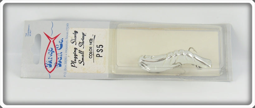 Bingo Bait Co PS5 Plugging Shorty Small Shrimp Lure On Card