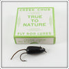 Vintage Creek Chub Black Fly Rod Mouse Lure In Box F213 