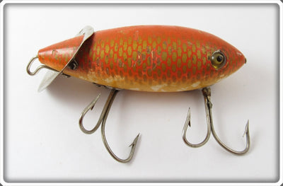 Vintage Heddon Dowagiac Goldfish Crab Wiggler Lure 1809K