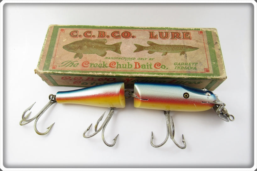 Creek Chub Rainbow Jointed Husky Pikie In Box