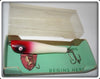 Vintage Paw Paw Red And White Plenty Sparkle Lure In Correct Box 5500