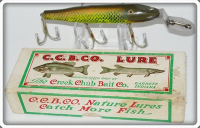 C.C.B. Co Golden Shiner Plastic Pikie In Correct Box 704