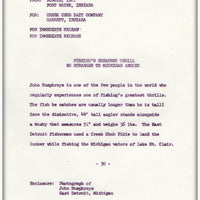 Creek Chub Testimonials, Letters & Photos In Envelopes