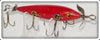 Heddon Solid Red 150 Five Hook Minnow 154
