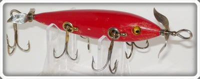 Heddon Solid Red 150 Five Hook Minnow 154