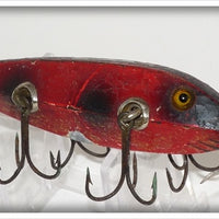 Heddon Red With Black Spots 150 Minnow 152
