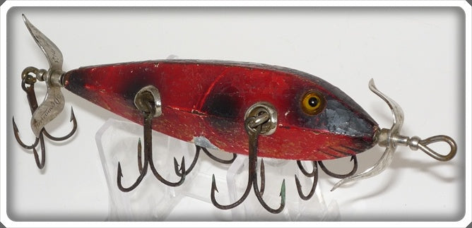 Heddon Red With Black Spots 150 Minnow 152