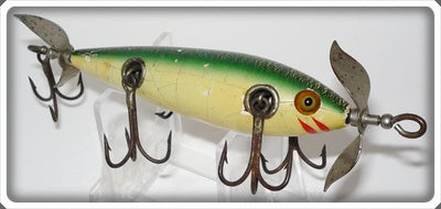 Pflueger Early Green Crackleback Five Hook Minnow