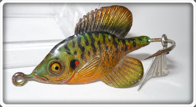 Fred Arbogast Two Fin Tin Liz Sunfish ~