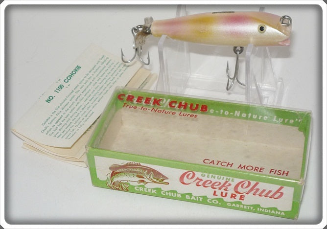 CCBC Creek Chub Pearl Spinnered Darter In Box 9038