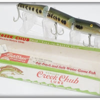 Vintage Creek Chub Bass Finish Triple Jointed Pikie 2800 Special Lure