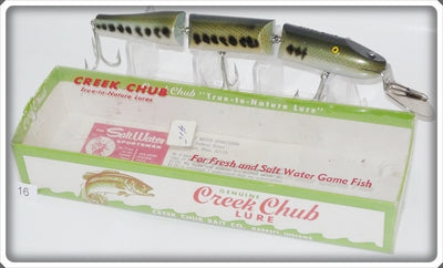 Vintage Creek Chub Bass Finish Triple Jointed Pikie 2800 Special Lure