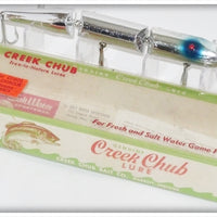 Vintage Creek Chub Chrome Triple Jointed Pikie Lure 2840 Special