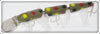 Creek Chub Olive Yellow, Red & Black Spots Triple Jointed Pikie 2800 Special