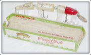 Vintage Creek Chub Red Head Flitter Triple Jointed Pikie 2800 Special