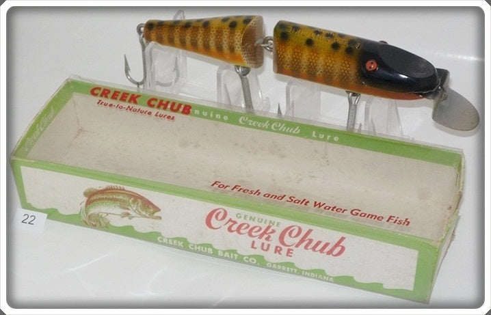 Creek Chub Pikie Scale With Black Spots Jointed Husky Pikie 3000 Special
