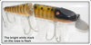 Creek Chub Brook Trout Jointed Husky Pikie 3000 Special