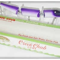 Vintage Creek Chub Purple Triple Jointed Pikie Lure 2811 P Special