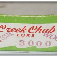 Creek Chub Black, Green & Yellow Swirled Jointed Husky Pikie 3000 Special