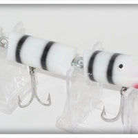 Creek Chub White Black Tiger Stripes Triple Jointed Pikie 2839 Special