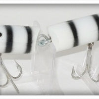 Creek Chub White Black Tiger Stripes Triple Jointed Pikie 2839 Special