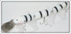 Creek Chub White Black Tiger Stripes Triple Jointed Pikie 2839 Special