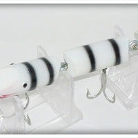 Creek Chub White Black Tiger Stripes Triple Jointed Pikie 2839 Special
