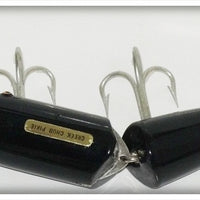Creek Chub Solid Black Jointed Husky Pikie 3013 In Box