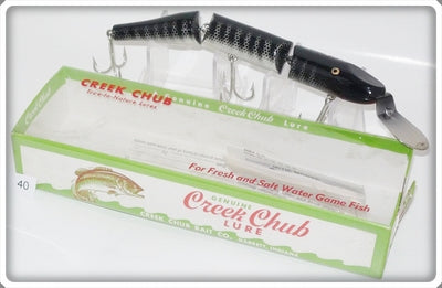 Creek Chub Black Scale Triple Jointed Pikie Lure 2833 P Special In Box