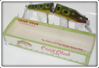 Creek Chub Frog Spot Jointed Husky Pikie In Correct Box 3019