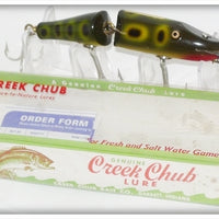 Creek Chub Frog Spot Jointed Snook Pikie Lure 5519 W Special In Box