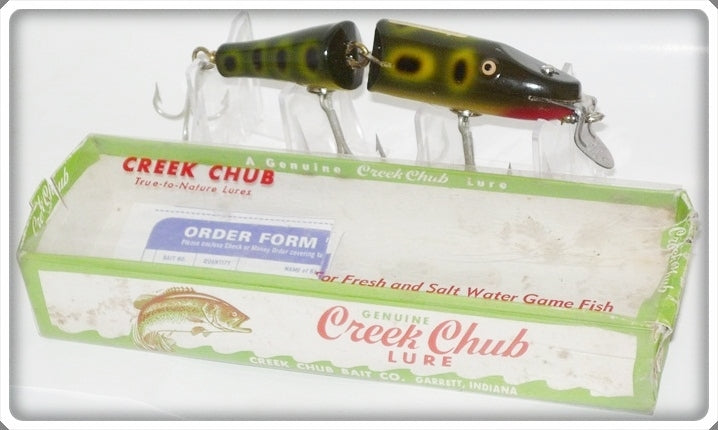 Creek Chub Frog Spot Jointed Snook Pikie Lure 5519 W Special In Box
