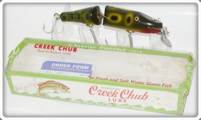Creek Chub Frog Spot Jointed Snook Pikie Lure 5519 W Special In Box