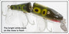 Creek Chub Frog Spot Jointed Snook Pikie 5519 W Special In Box