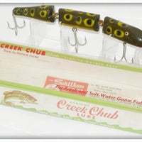 Vintage Creek Chub Frog Spot Triple Jointed Pikie Lure 2819 P Special