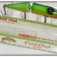 Creek Chub Non Gantron Fireplug Jointed Husky Pikie In Box 3032