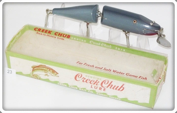 Vintage Creek Chub Grey Jointed Husky Pikie 3000 G Special In Box 