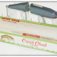Vintage Creek Chub Grey Jointed Husky Pikie Lure 3000 G Special In Box