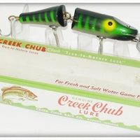 Vintage Creek Chub Mackerel Jointed Snoowk Pikie 5520 Special In Box