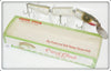 Vintage Creek Chub Silver Flash Triple Jointed Pikie Lure 2818 In Box