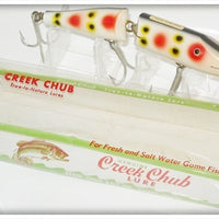Vintage Creek Chub Strawberry Spot Jointed Husky Pikie Lure 3000 SB