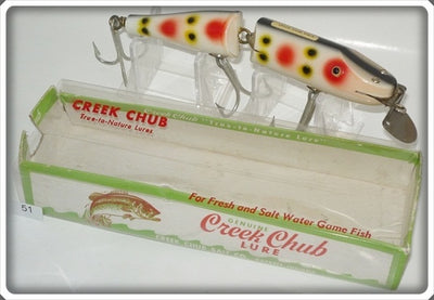 Creek Chub Strawberry Spot Jointed Husky Pikie In Box 3043