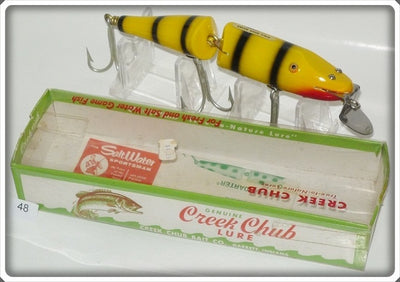 Creek Chub Tiger Stripe Jointed Husky Pikie In Box 3039